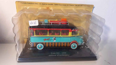 Voitures Miniatures Citroën type HZ de 1959 autocar d'orchestre - Bernard Miniatures