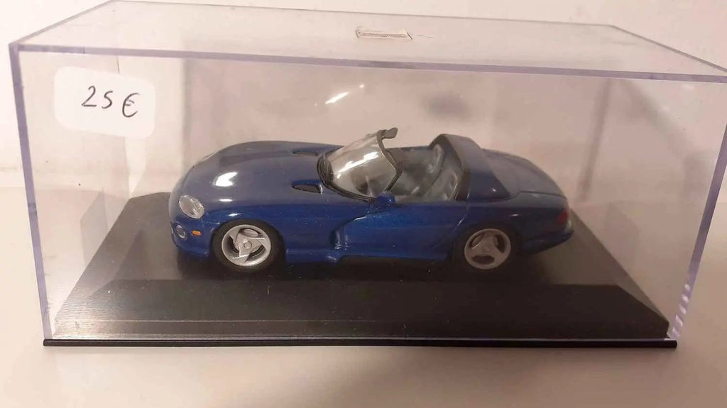 Voitures Miniatures Dodge Viper cabriolet bleu de 1993 (Minichamps) - Bernard Miniatures