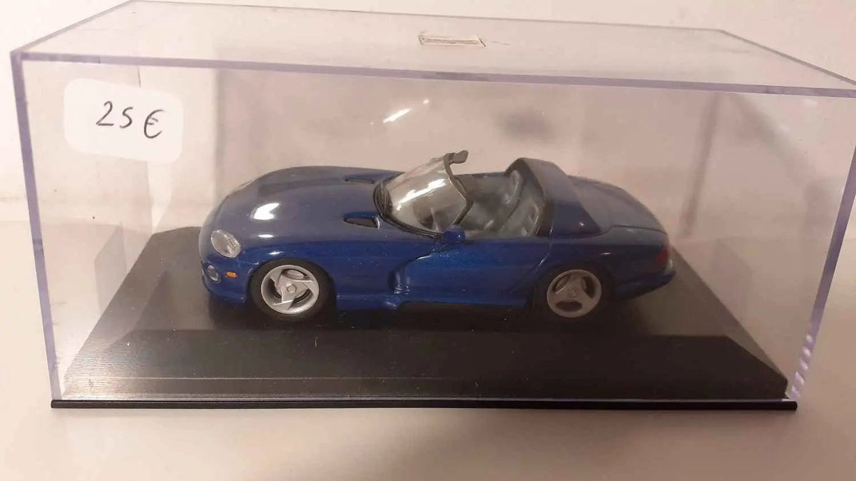 Voitures Miniatures Dodge Viper cabriolet bleu de 1993 (Minichamps) - Bernard Miniatures