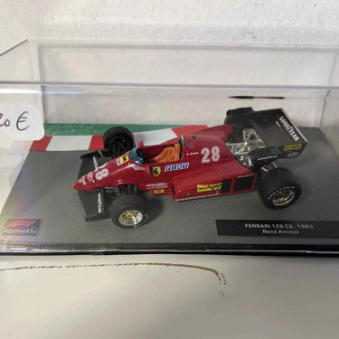 Voitures Miniatures Ferrari 126 C3 numéro 28 de 1983 (Formule 1) - Bernard Miniatures
