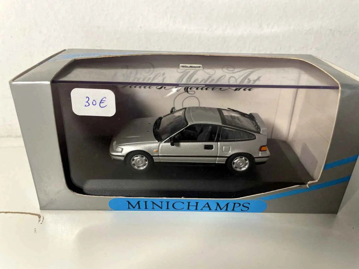 Voitures Miniatures Honda CR-X coupé grise de 1989 - Bernard Miniatures