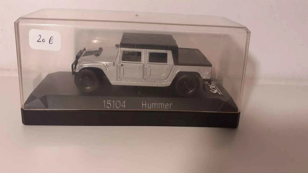 Voitures Miniatures Hummer gris (Solido référence 15104) - Bernard Miniatures