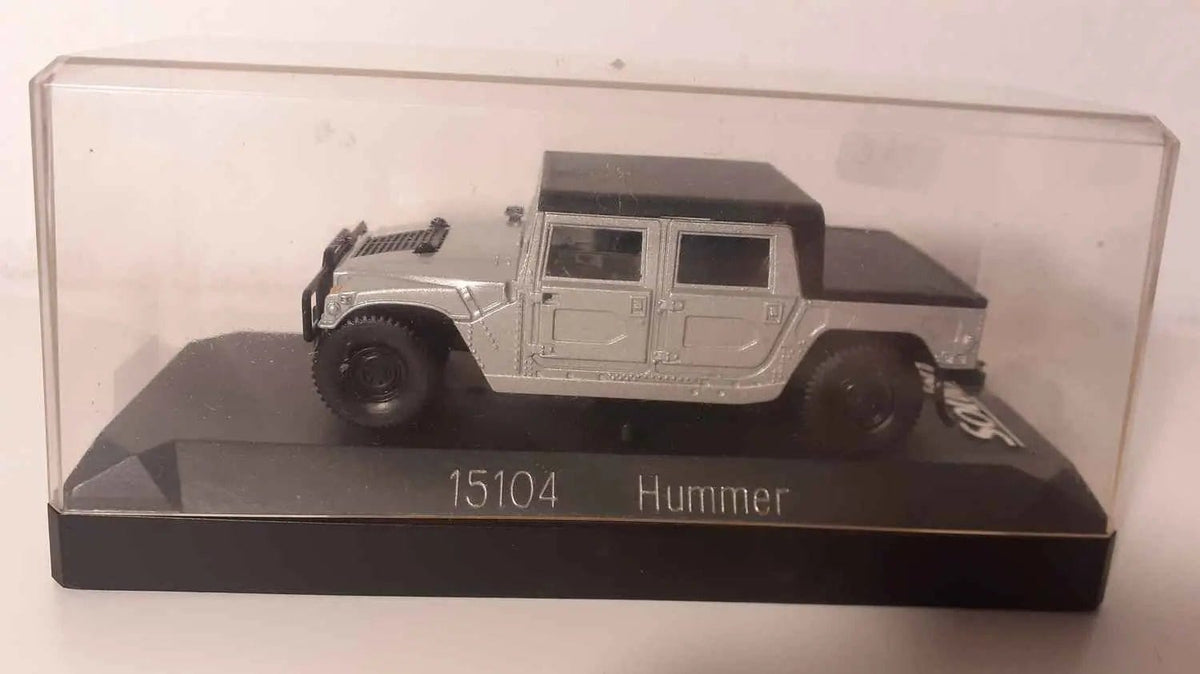 Voitures Miniatures Hummer gris (Solido référence 15104) - Bernard Miniatures