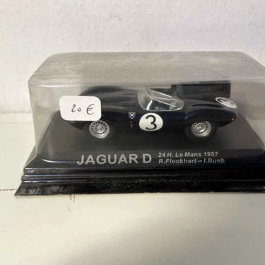 Voitures Miniatures Jaguar D noire numéro 3 (24 heures du Mans de 1957) - Bernard Miniatures