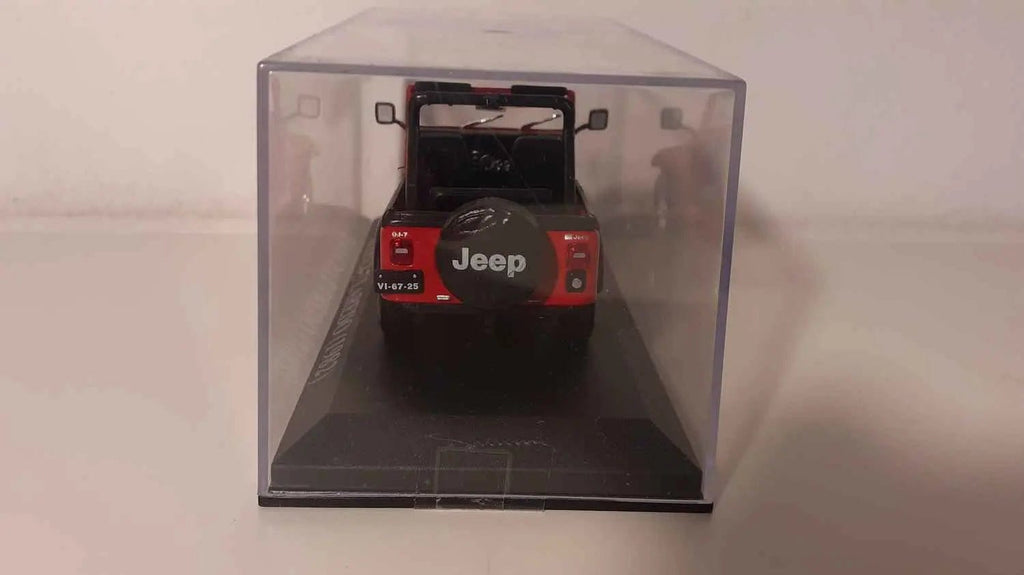 Voitures Miniatures Jeep CJ-7 Laredo rouge de 1982 - Bernard Miniatures