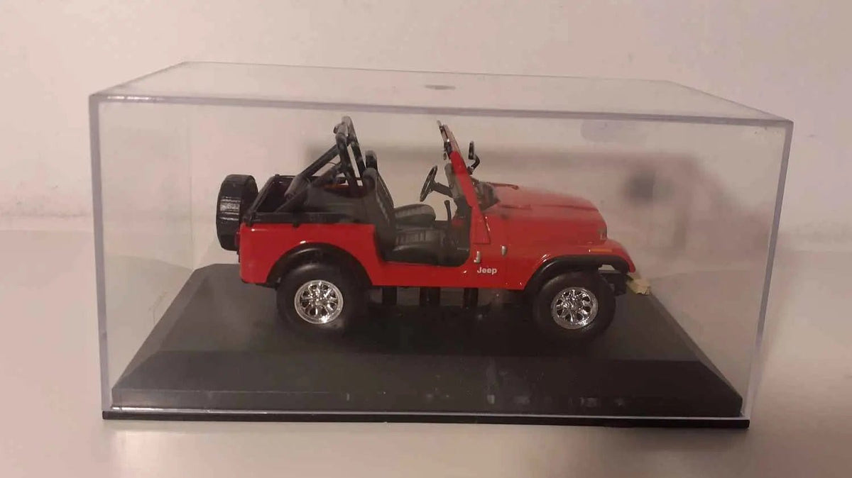 Voitures Miniatures Jeep CJ-7 Laredo rouge de 1982 - Bernard Miniatures