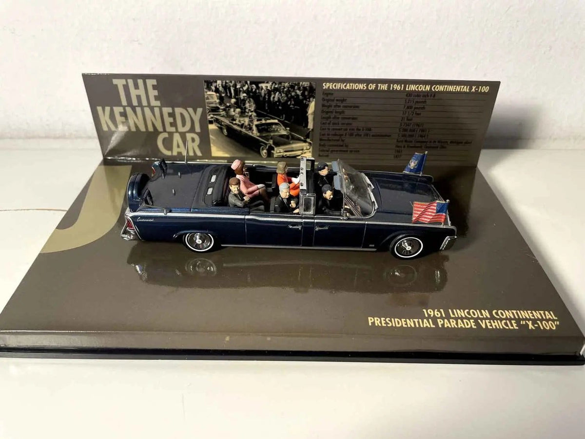 Voitures Miniatures Lincoln Continental Limousine X-100 (Assassinat de John Fitzgerald Kennedy en 1963) - Bernard Miniatures