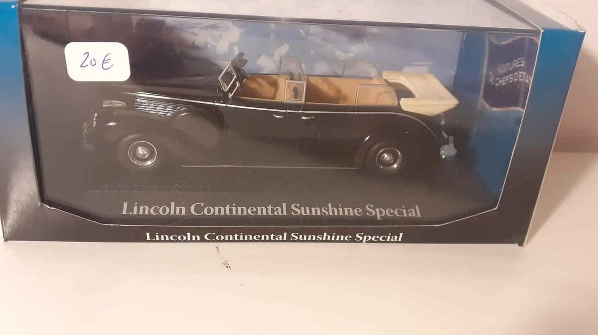 Voitures Miniatures Lincoln Continental Sunshine Spécial (collection voitures de chefs d'état) - Bernard Miniatures