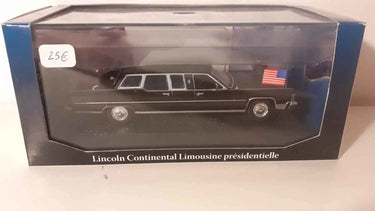 Voitures Miniatures Lincoln Continental (collection voitures de chefs d'état) - Bernard Miniatures