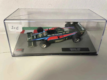 Voitures Miniatures Lotus 80 verte, rouge et bleue numéro 1 de 1979 (Formule 1) - Bernard Miniatures