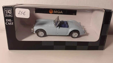 Voitures Miniatures MGA bleue claire - Bernard Miniatures