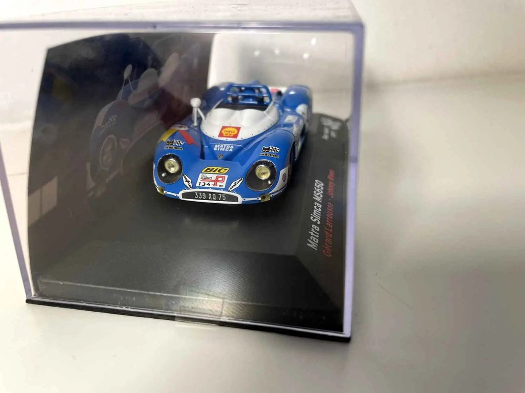Voitures Miniatures Matra Simca MS650 bleue et blanche numéro 134 (Tour Auto 1971) - Bernard Miniatures
