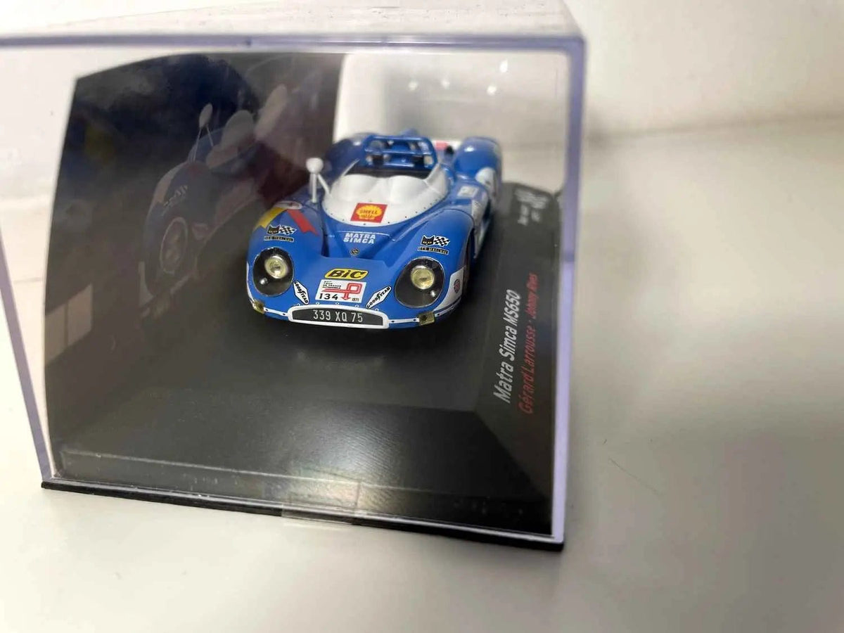 Voitures Miniatures Matra Simca MS650 bleue et blanche numéro 134 (Tour Auto 1971) - Bernard Miniatures