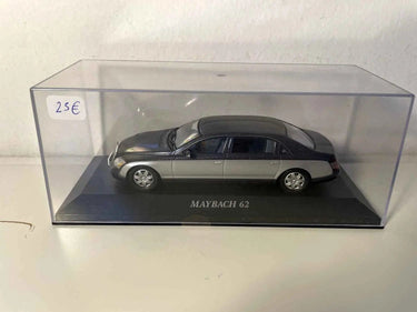 Voitures Miniatures Maybach 62 bleue foncée et grise - Bernard Miniatures