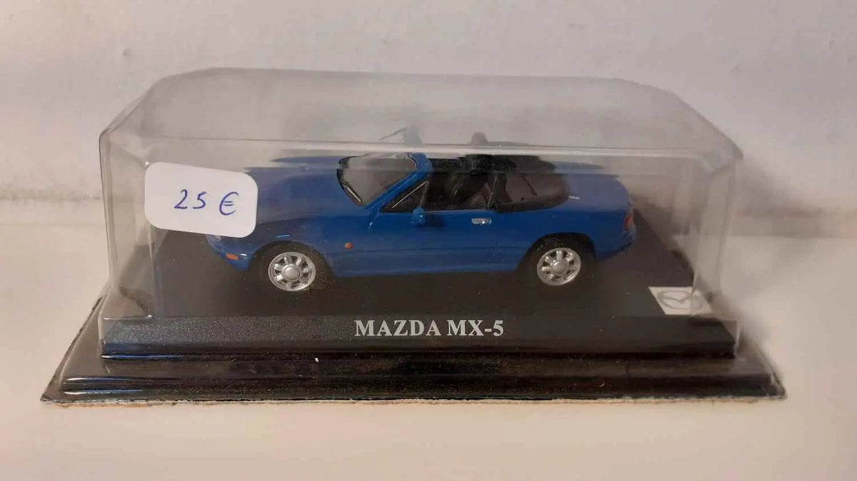 Voitures Miniatures Mazda MX-5 bleue - Bernard Miniatures