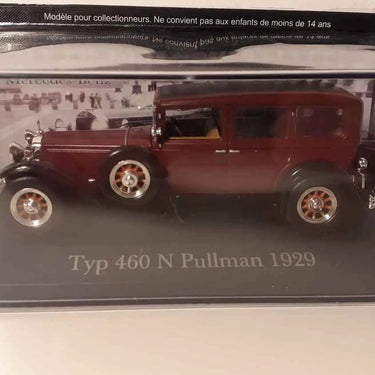 Voitures Miniatures Mercedes 460 N Pullman bordeaux de 1929 - Bernard Miniatures