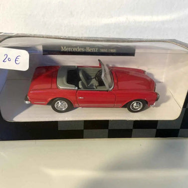 Voitures Miniatures Mercedes-Benz 280SL rouge de 1968 - Bernard Miniatures