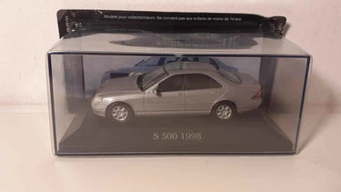 Voitures Miniatures Mercedes S 500 grise de 1998 - Bernard Miniatures