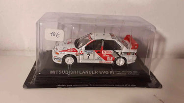 Voitures Miniatures Mitsubishi Lancer Evo 3 (rallye des 1000 lacs de 1996) - Bernard Miniatures
