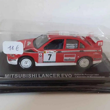 Voitures Miniatures Mitsubishi Lancer Evo (rallye du Portugal de 2001) - Bernard Miniatures