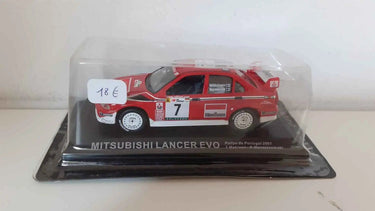 Voitures Miniatures Mitsubishi Lancer Evo (rallye du Portugal de 2001) - Bernard Miniatures