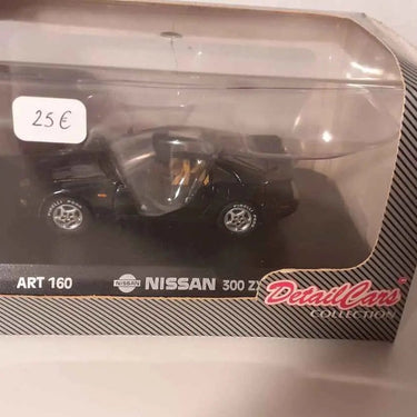 Voitures Miniatures Nissan 300 ZX coupé noire (collection Détailcars) - Bernard Miniatures