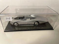 Voitures Miniatures Oldsmobile Aérotech Long Tail Quad 4 double turbo grise (A.J. Foyt Flying mile record 267.36 MPH de 1987 - Bernard Miniatures