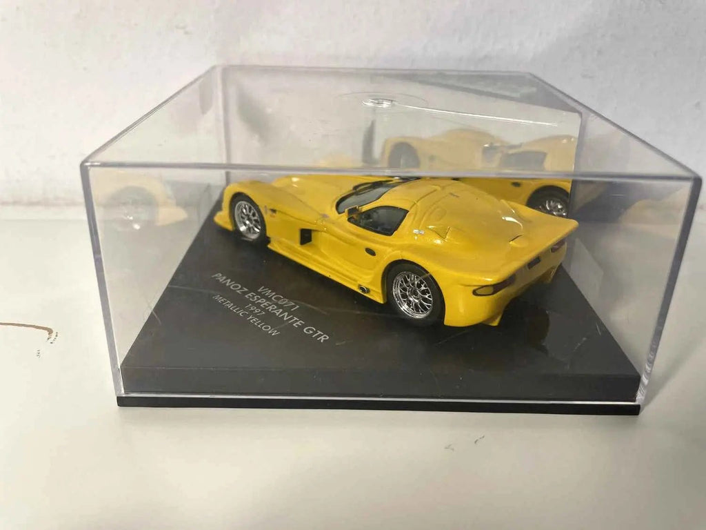Voitures Miniatures Panoz Esperante GTR jaune de 1997 (référence VMC071) - Bernard Miniatures