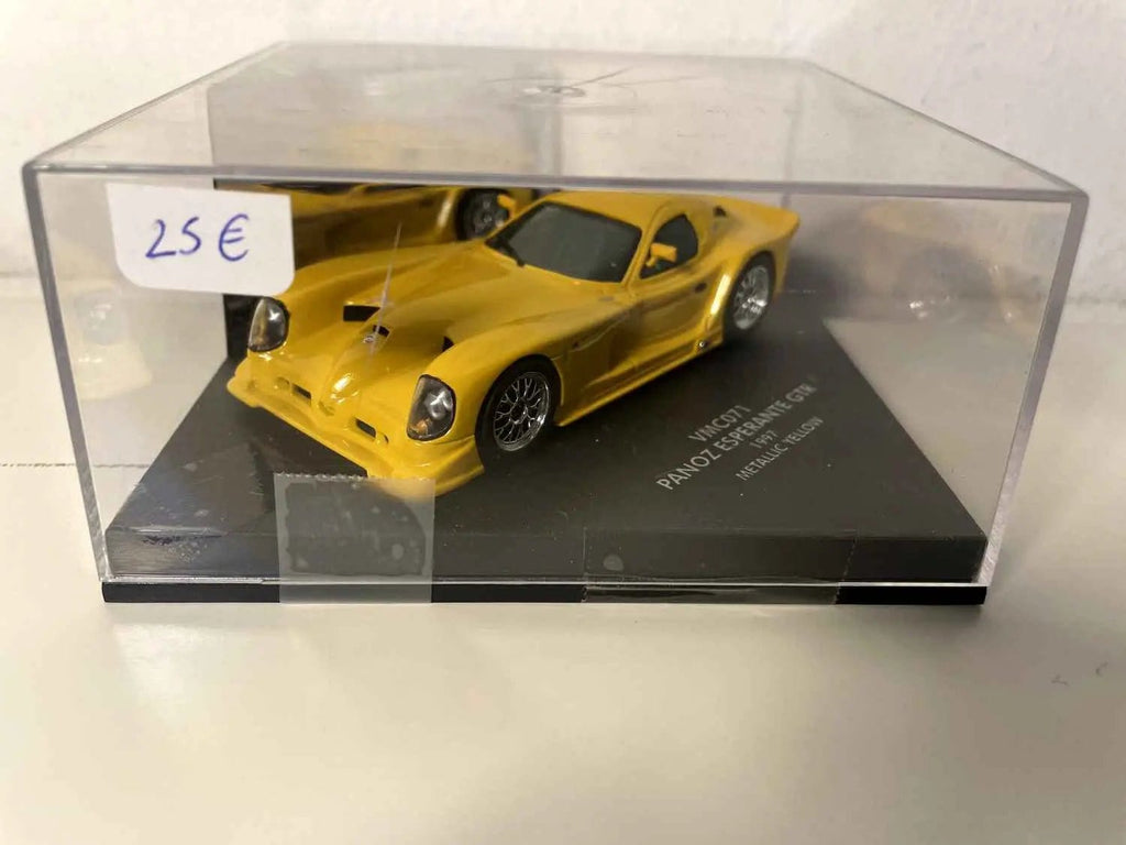 Voitures Miniatures Panoz Esperante GTR jaune de 1997 (référence VMC071) - Bernard Miniatures