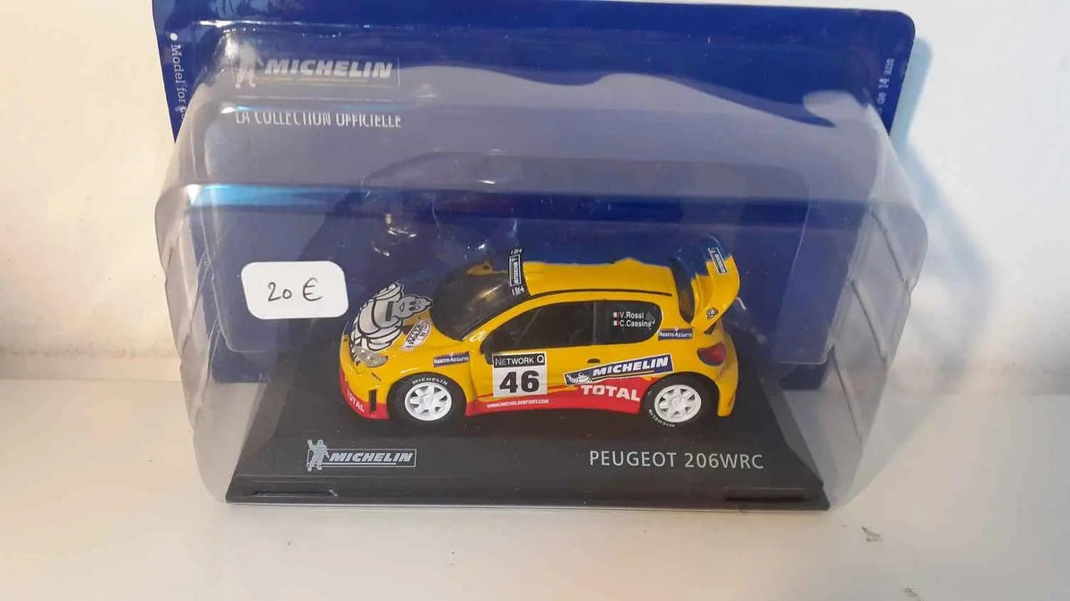 Voitures Miniatures Peugeot 206 WRC MICHELIN - Bernard Miniatures