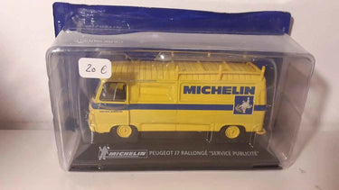 Voitures Miniatures Peugeot J7 rallongé service Publicité MICHELIN - Bernard Miniatures