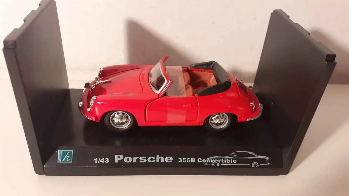 Voitures Miniatures Porsche 356B convertible rouge - Bernard Miniatures
