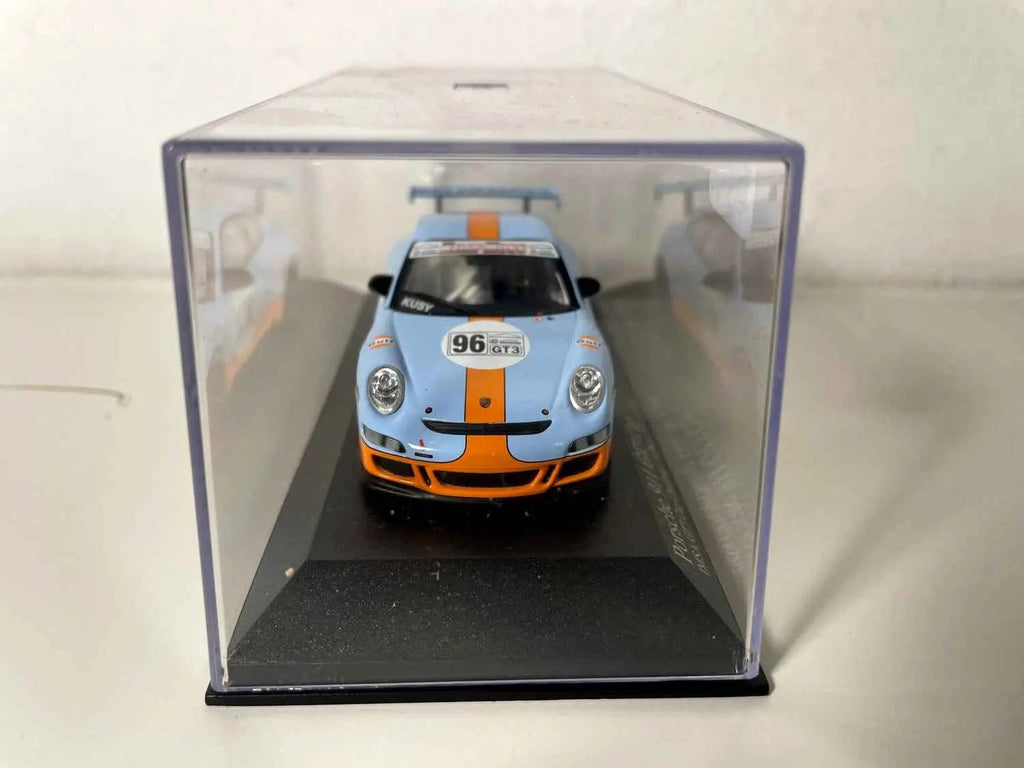 Voitures Miniatures Porsche 911 GT3 Cup aux couleurs de GULF (bleue et orange) - Bernard Miniatures