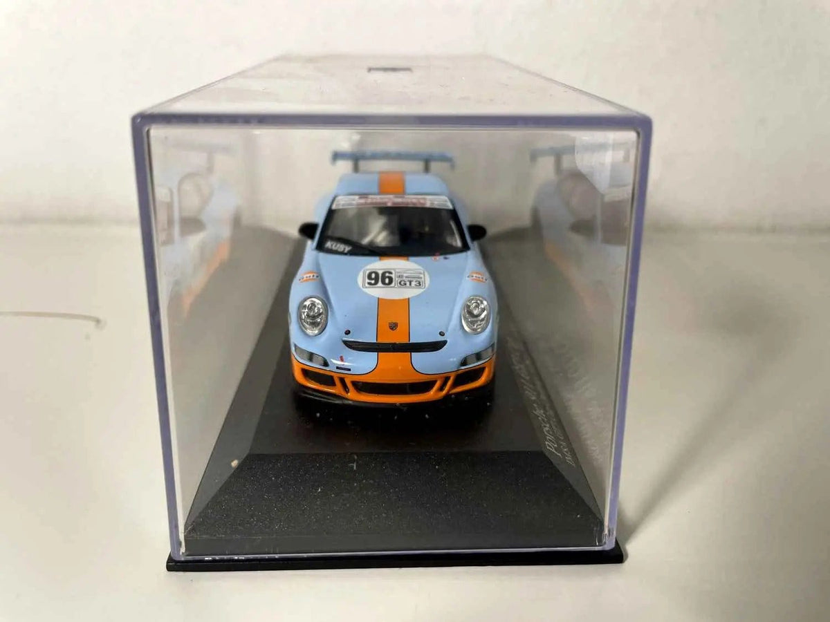Voitures Miniatures Porsche 911 GT3 Cup aux couleurs de GULF (bleue et orange) - Bernard Miniatures