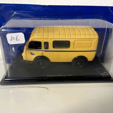 Voitures Miniatures Renault 1000 kg jaune de 1963 la Poste - PTT - Bernard Miniatures