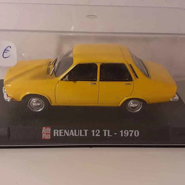 Voitures Miniatures Renault 12 TL jaune de 1970 - Bernard Miniatures