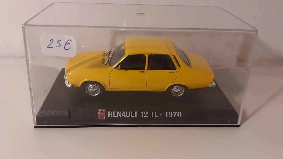 Voitures Miniatures Renault 12 TL jaune de 1970 - Bernard Miniatures