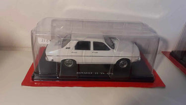 Voitures Miniatures Renault 12 TS blanche de 1976 (échelle 1/24ème) - Bernard Miniatures