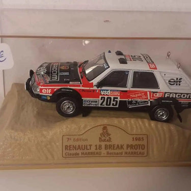 Voitures Miniatures Renault 18 break PROTO N°205 (rallye Paris-Dakar 1985) - Bernard Miniatures