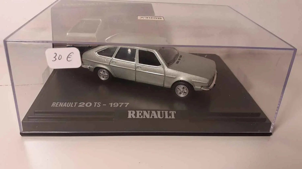 Voitures Miniatures Renault 20 TSB verte pâle grisée? de 1977 (Norev) - Bernard Miniatures