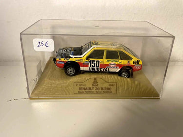 Voitures Miniatures Renault 20 Turbo N°150 jaune (rallye Paris-Dakar 1982) - Bernard Miniatures