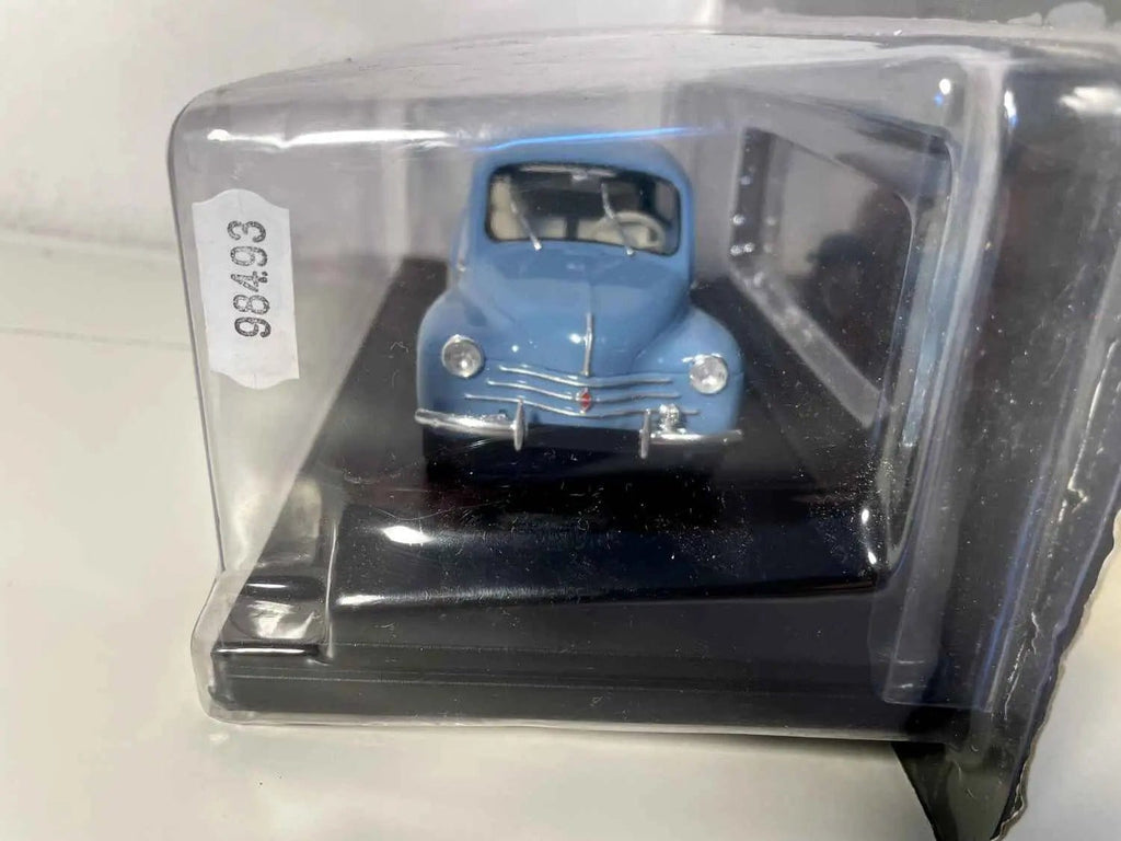 Voitures Miniatures Renault 4CV bleue (échelle 1/24ème) - Bernard Miniatures