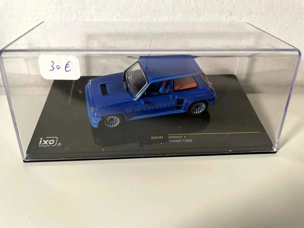 Voitures Miniatures Renault 5 Turbo bleue de 1982 (IXO) - Bernard Miniatures