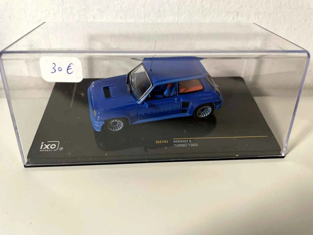 Voitures Miniatures Renault 5 Turbo bleue de 1982 (IXO) - Bernard Miniatures