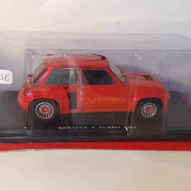 Voitures Miniatures Renault 5 Turbo rouge de 1982 (échelle 1/24ème) - Bernard Miniatures