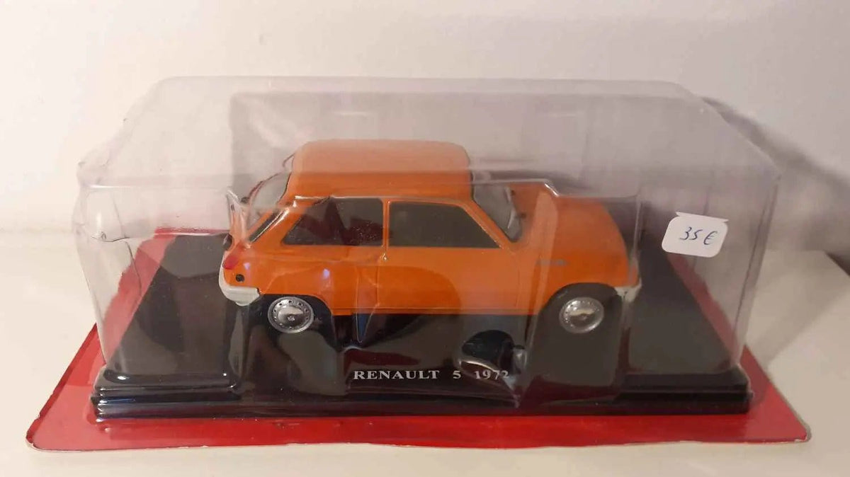Voitures Miniatures Renault 5 orange de 1972 (échelle 1/24ème) - Bernard Miniatures