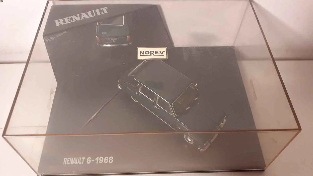 Voitures Miniatures Renault 6 verte foncée de 1968 - Bernard Miniatures
