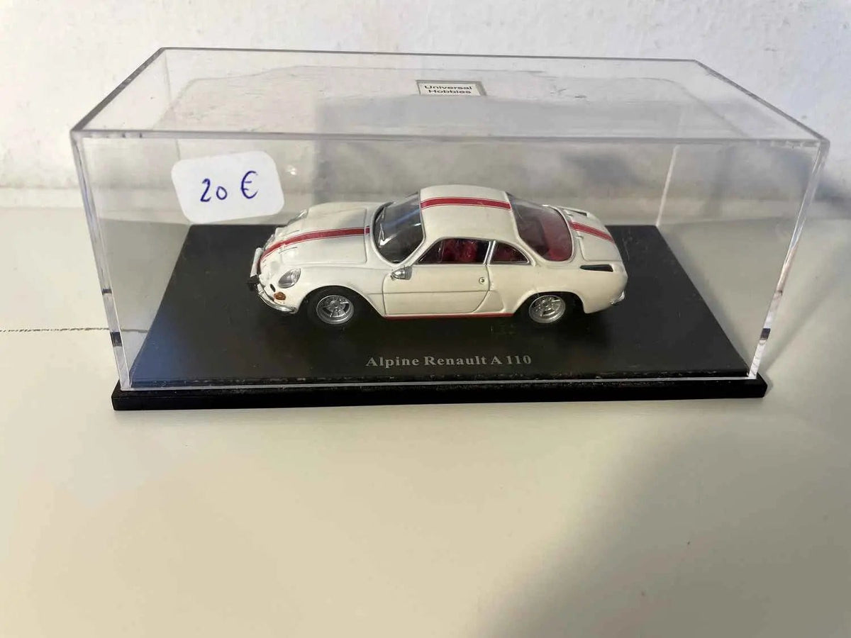Voitures Miniatures Renault Alpine A110 blanche (avec boite en carton) - Légend Séries - Bernard Miniatures