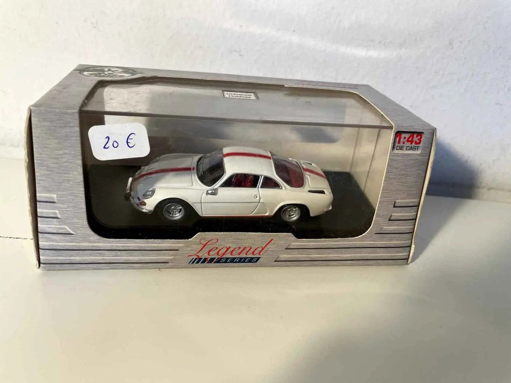 Voitures Miniatures Renault Alpine A110 blanche (avec boite en carton) - Légend Séries - Bernard Miniatures
