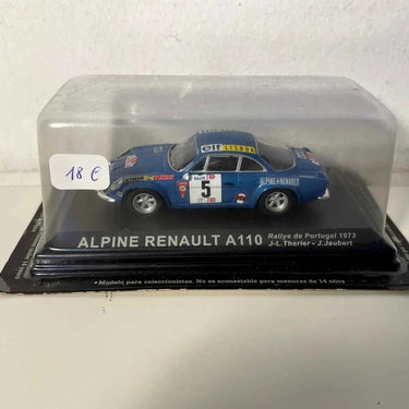 Voitures Miniatures Renault Alpine A110 - rallye du Portugal 1973 (numéro 5) - Bernard Miniatures